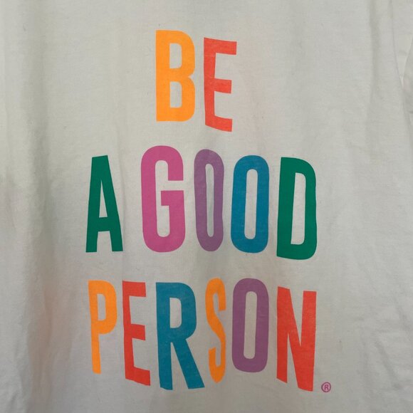 Be A Good Person Long Sleeve Cotton T-shirt (unisex) - Picture 4 of 6